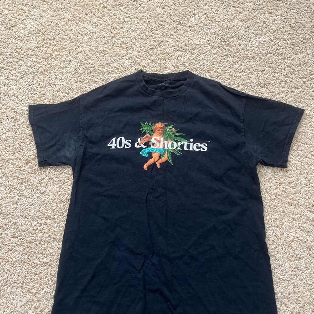 black 40s and shorties tee